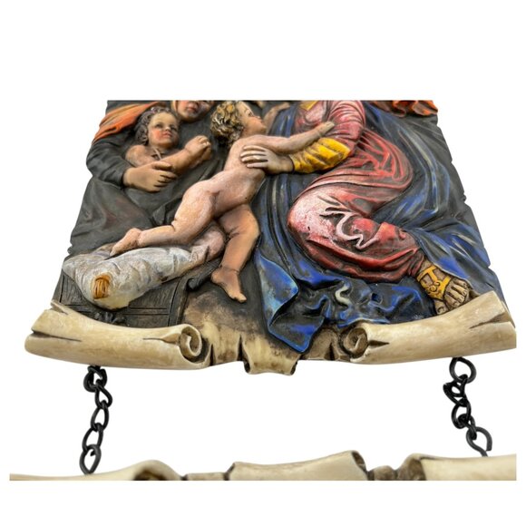 Religious‎ 3D Hanging Scroll Design Wall Art - A Family Prayer - Picture 7 of 11